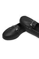 Kadın Siyah Tokalı Loafer | Derimod