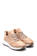 Women's Leather Quilted Sneaker | Derimod