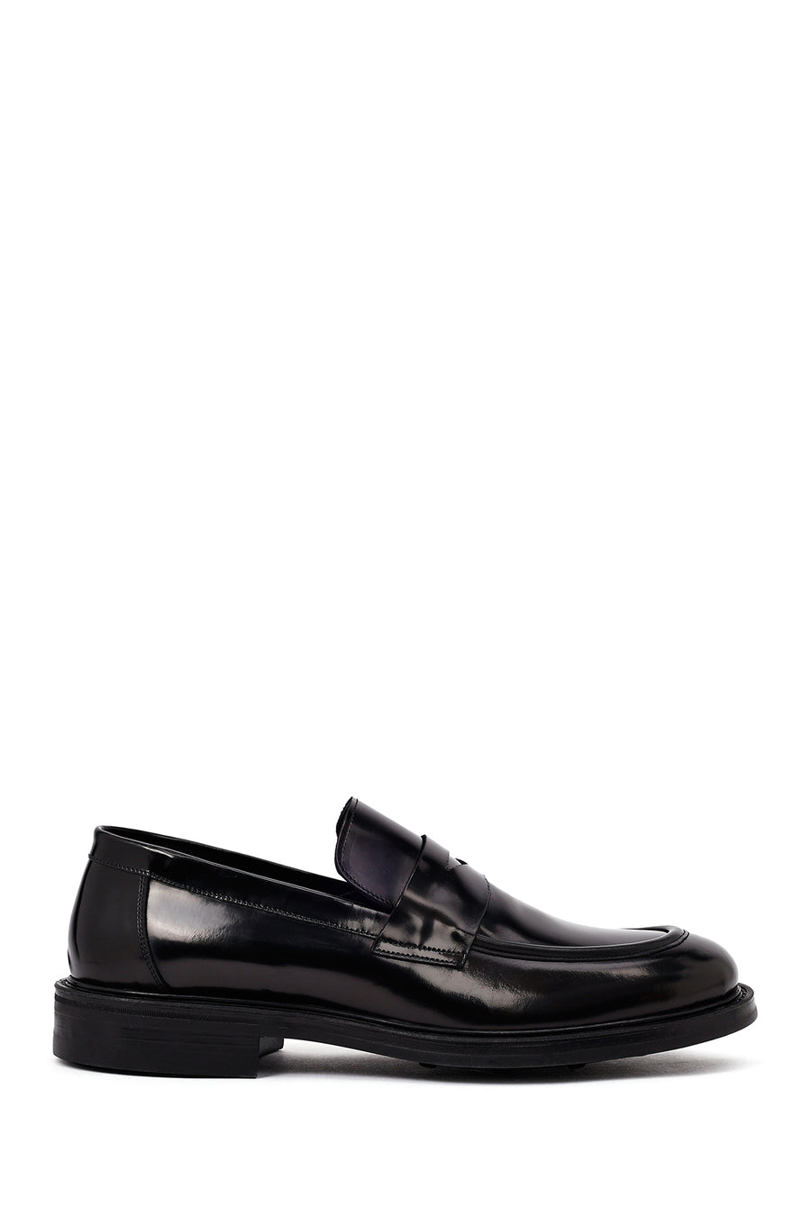Erkek Siyah Deri Casual Loafer 25WFD750522 | Derimod