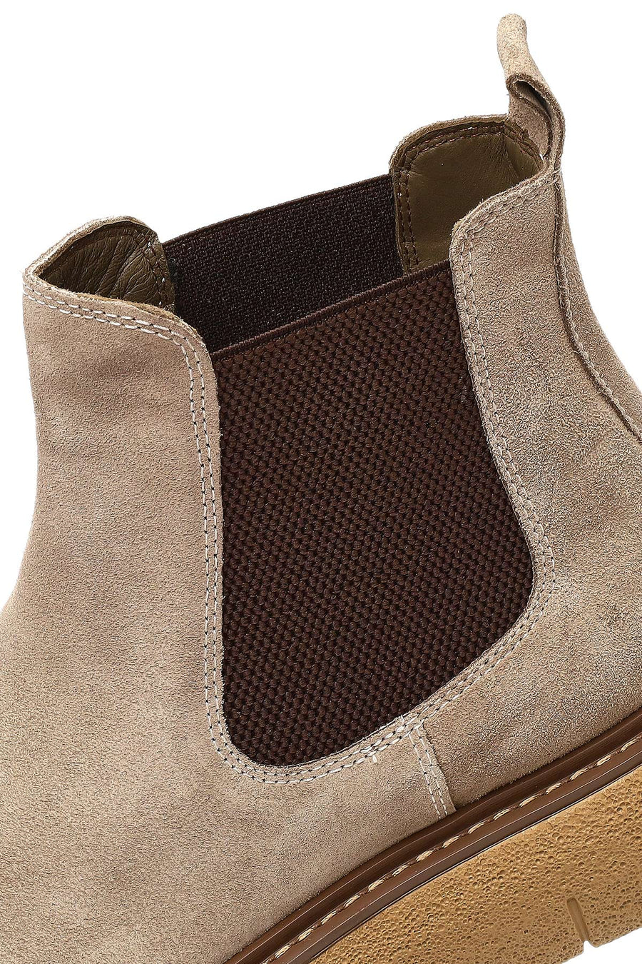 Men's Mink Thick-Soled Suede Leather Chelsea Boot