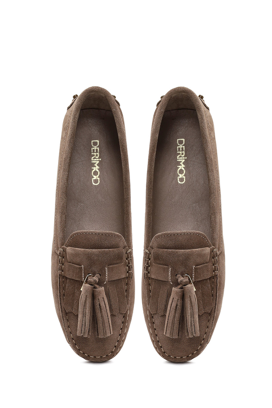 Women's Mink Tassel Suede Leather Loafer