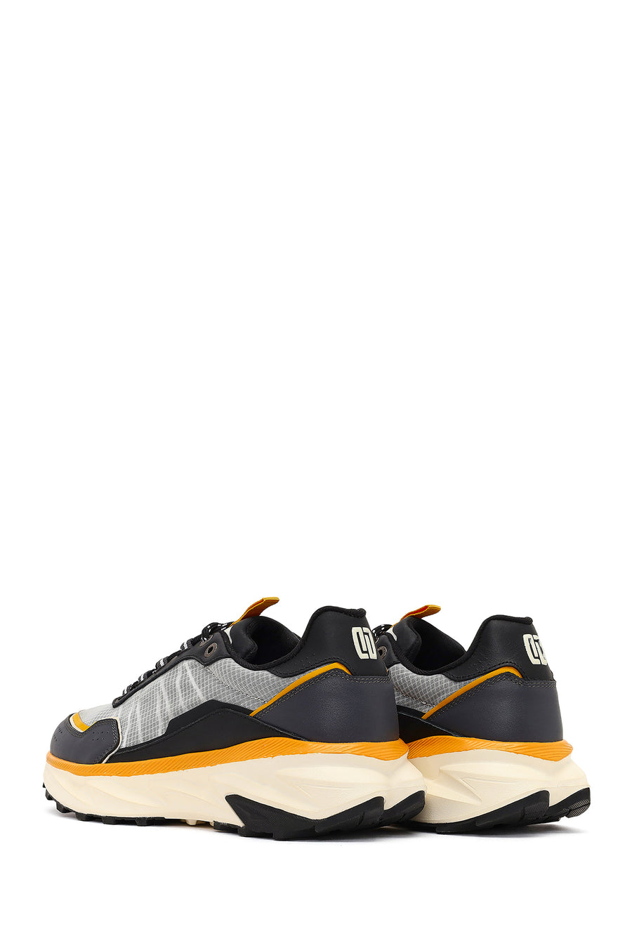 Derimod Studio Men's Black Lace-Up Thick-Soled Sneaker