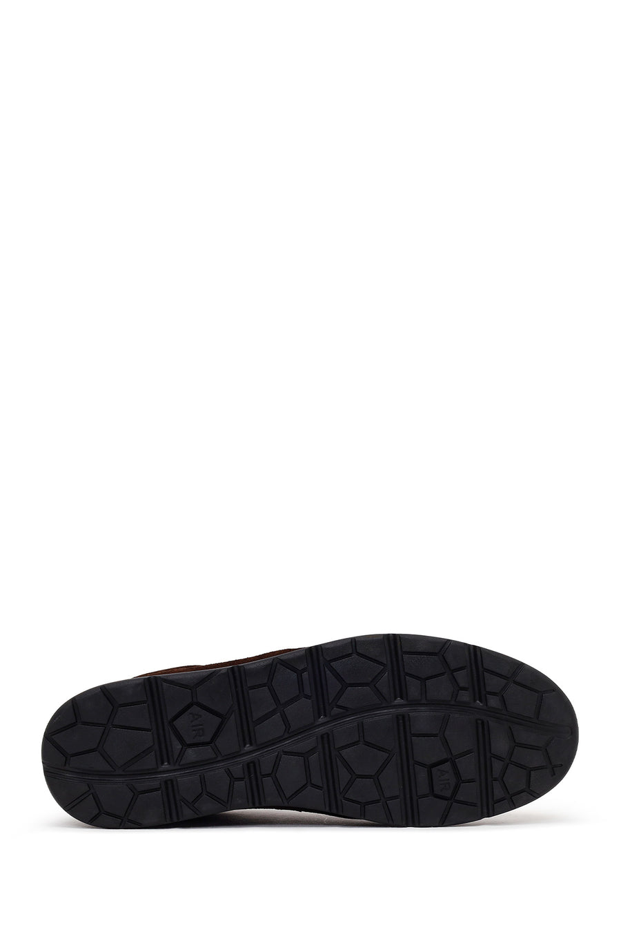 Male Brown Lace-Up Suede Leather Sneaker
