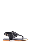 Women's Black Flip Flops Sandals | Derimod
