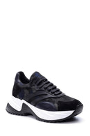 Erkek Yüksek Tabanlı Deri Sneaker | Derimod