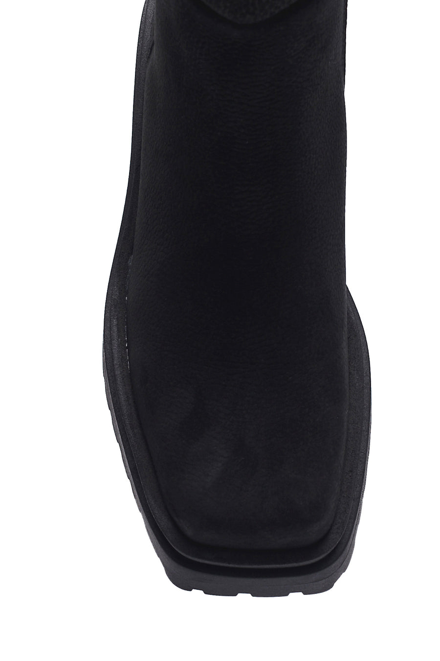 Women's Leather Nubuck Heeled Boots