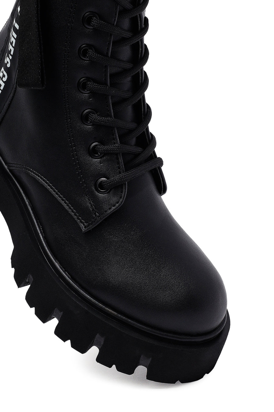 Women's Black Zippered Casual Boots