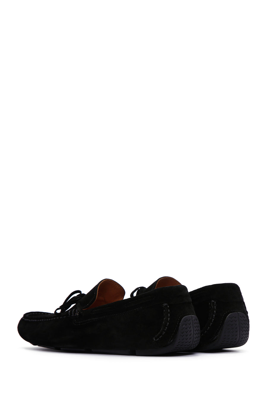 Men's Black Suede Leather Loafer
