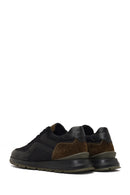 Men's Green Lace-Up Leather Sneaker | Derimod