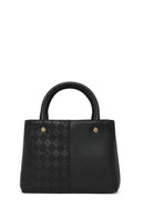 Women's Black Long Strap Printed Classic Shoulder Bag | Derimod