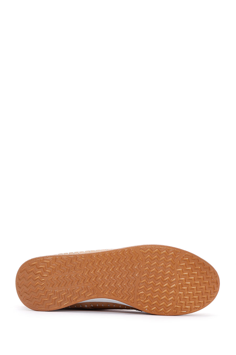 Women's Beige Leather Comfort Shoes