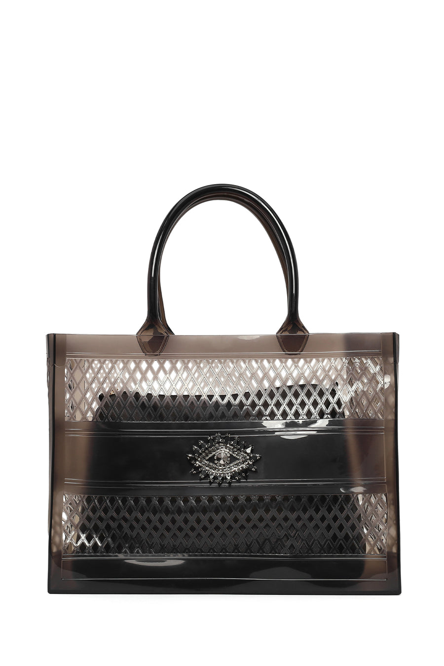 Women's Black Jelly Shoulder Bag
