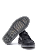 Men's Leather Perforated Sneaker | Derimod