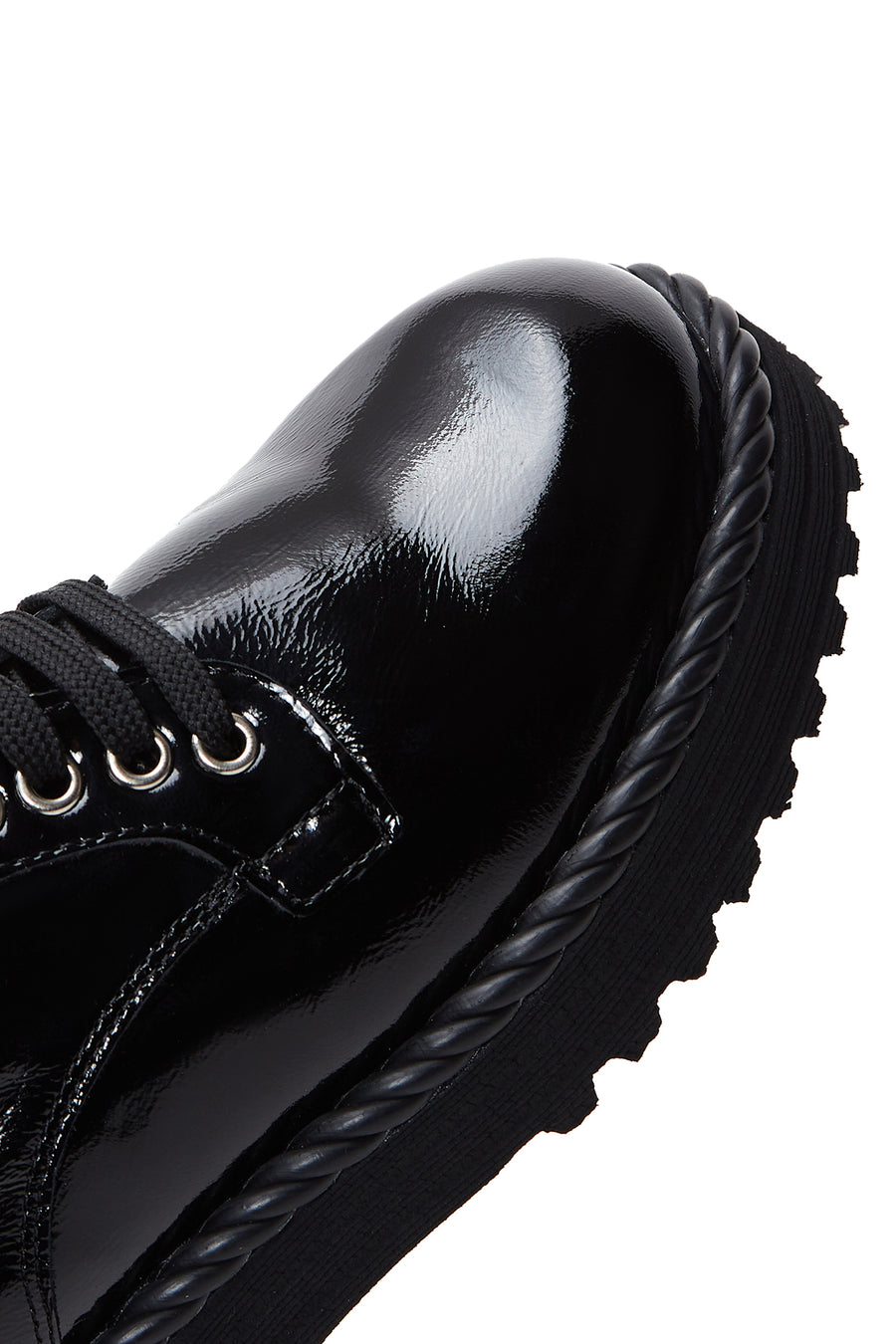 Women's Black Leather Casual Shoes