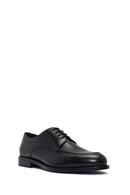 Men's Black Laced Leather Classic Shoes | Derimod