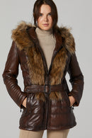 Cornelia Women's Leather Jacket | Derimod