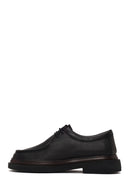 Male Black Lace-up Leather Casual Shoes | Derimod