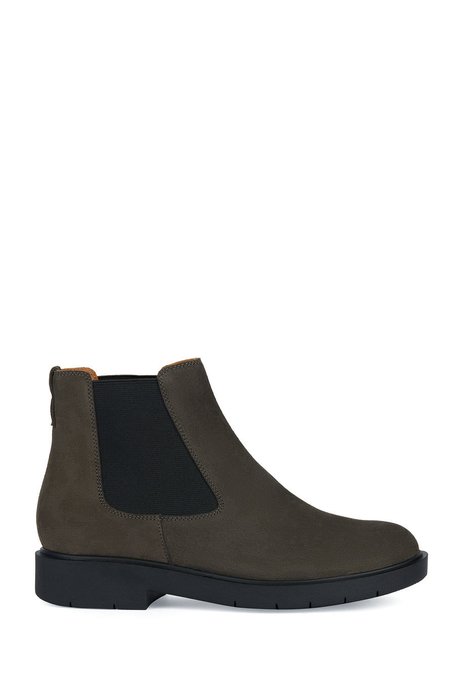 Geox Women's Grey Spherica Ec1 Suede Chelsea Boots D16QRC00022C9002 | Derimod