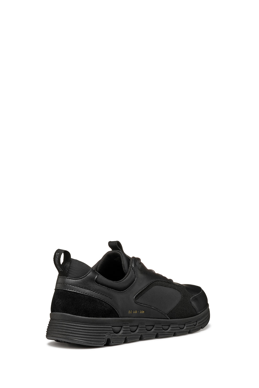 Geox Men's Black U Spherica Ecub-4 Lace-Up Sneaker