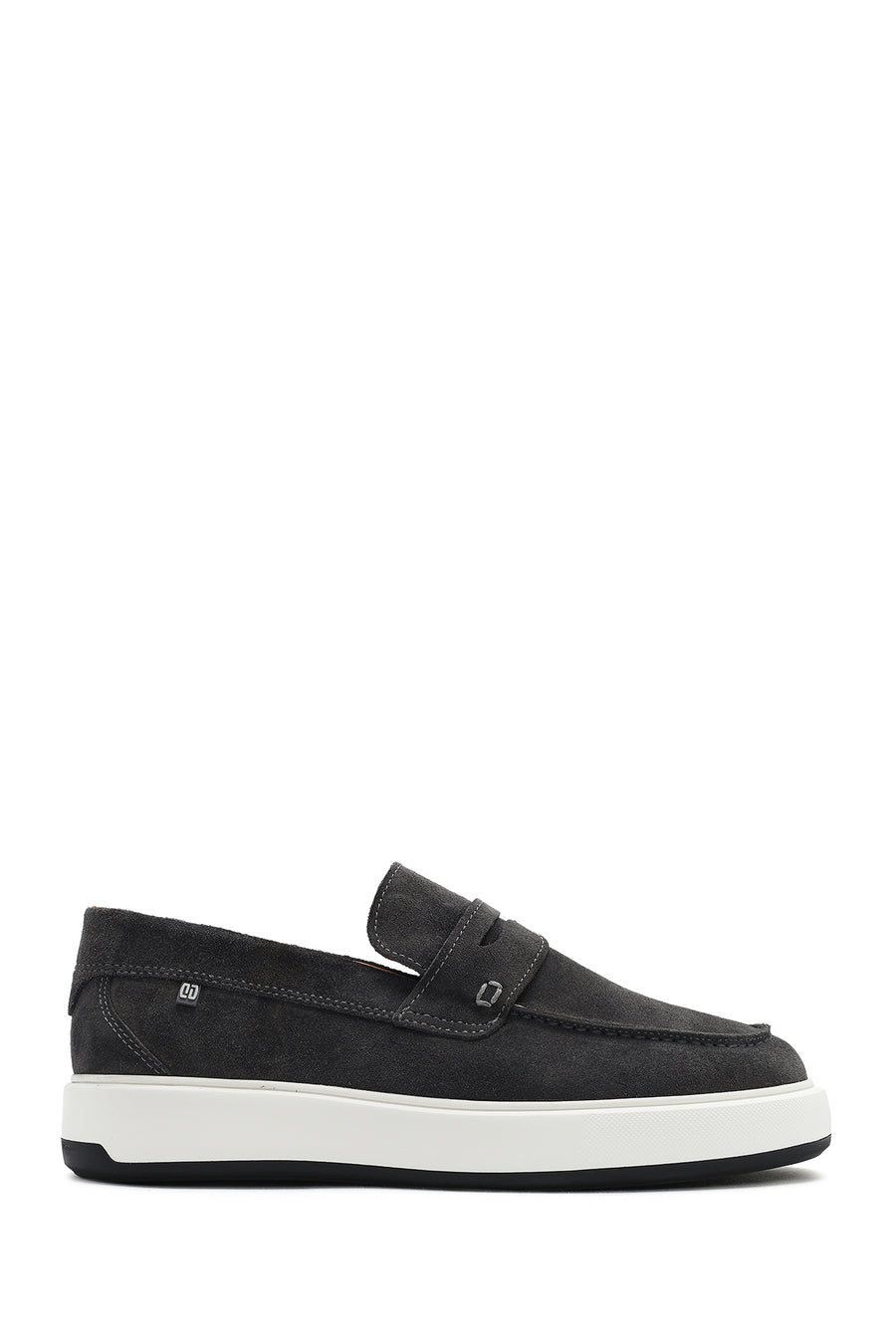 Men's Gray Suede Leather Casual Loafer 25SFD707310 | Derimod