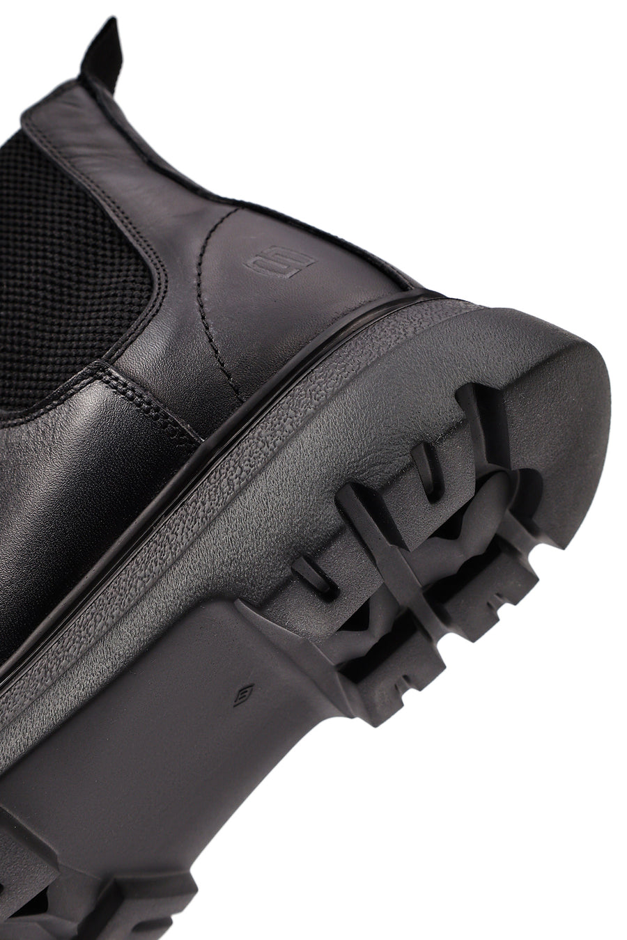 Male Black Leather Chelsea Boots