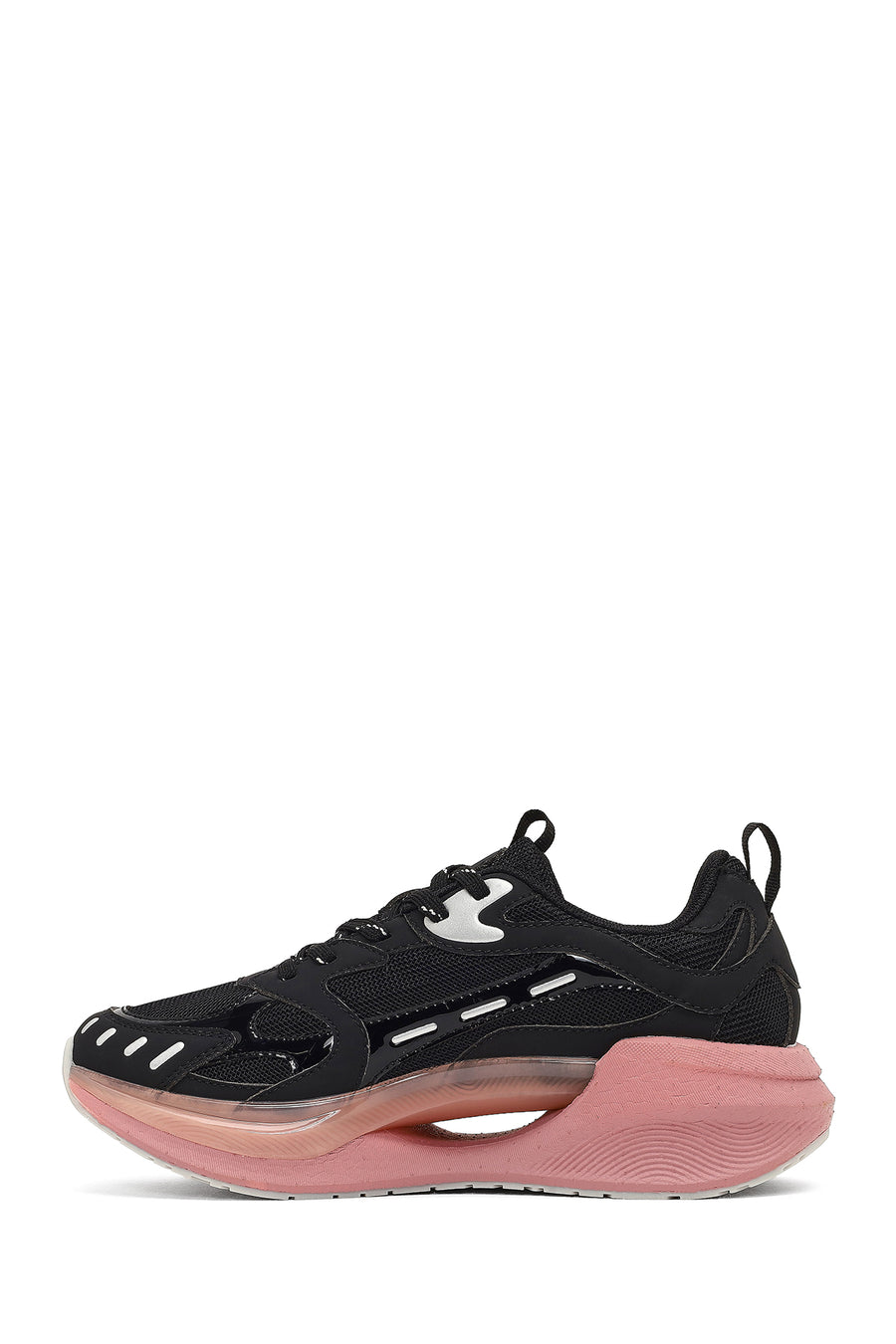 Derimod Studio Women's Black Lace-Up Thick-Soled Sneaker