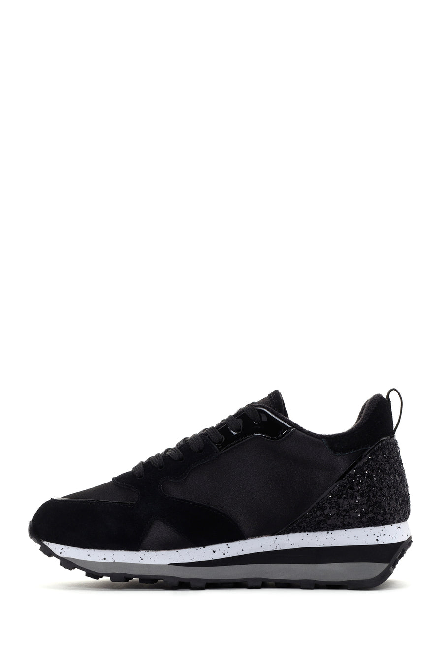 Alberto Guardiani Women's Black Wen Thick Soled Stone Sneaker