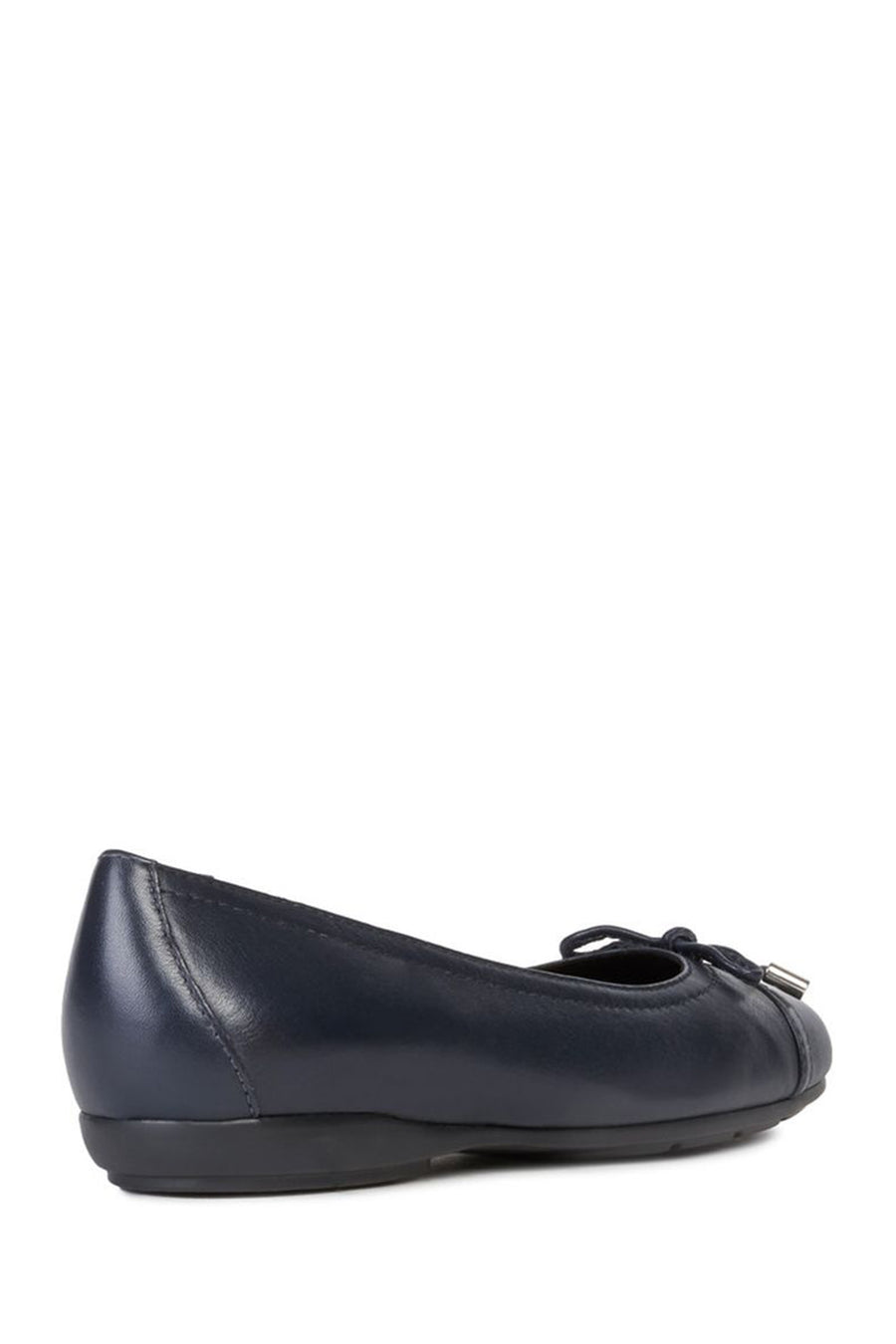 Geox Women's Navy Blue Annytah Leather Ballerinas