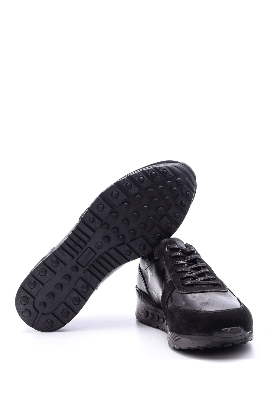 Men's Suede Detailed Leather Sneaker