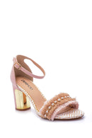 Women's Suede Metal Heel Detailed Shoes | Derimod