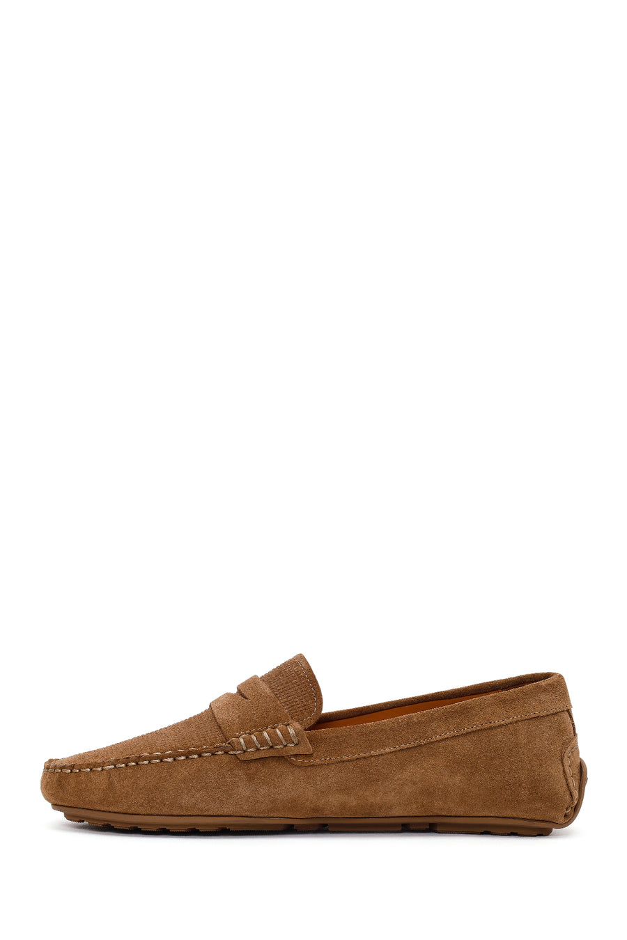 Erkek Taba Süet Deri Loafer