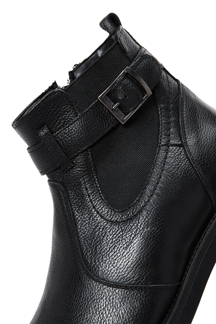 Men's Leather Zippered Boots
