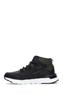 Men's Khaki High Top Sneaker | Derimod
