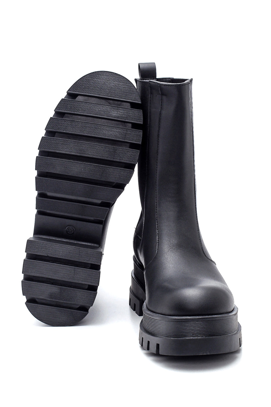 Women's Thick Sole Long Chelsea Boots