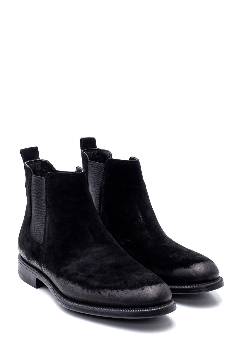 Men's Leather Suede Chelsea Boots