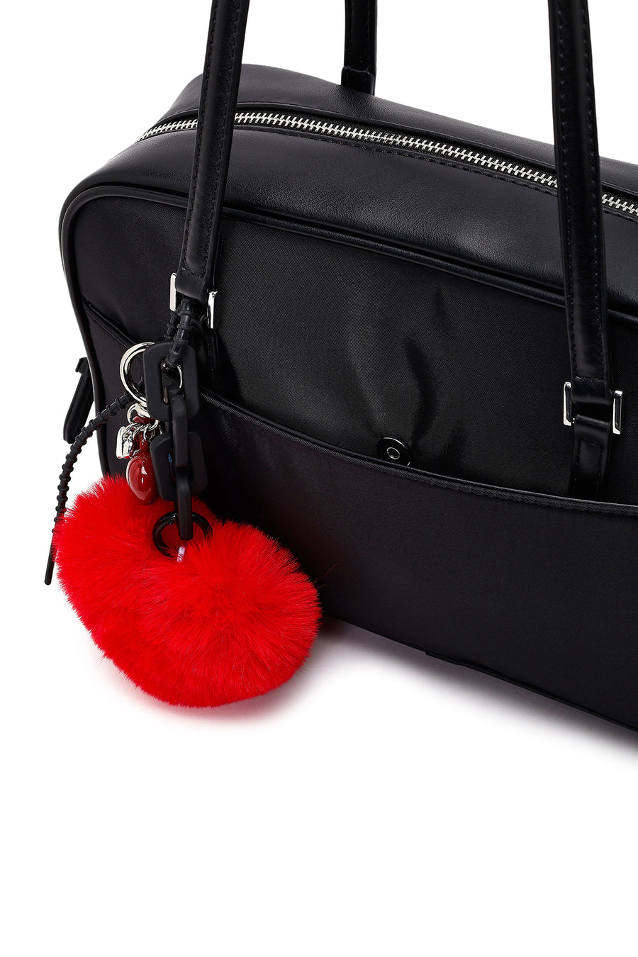 Women's Black Accessory Shoulder Bag