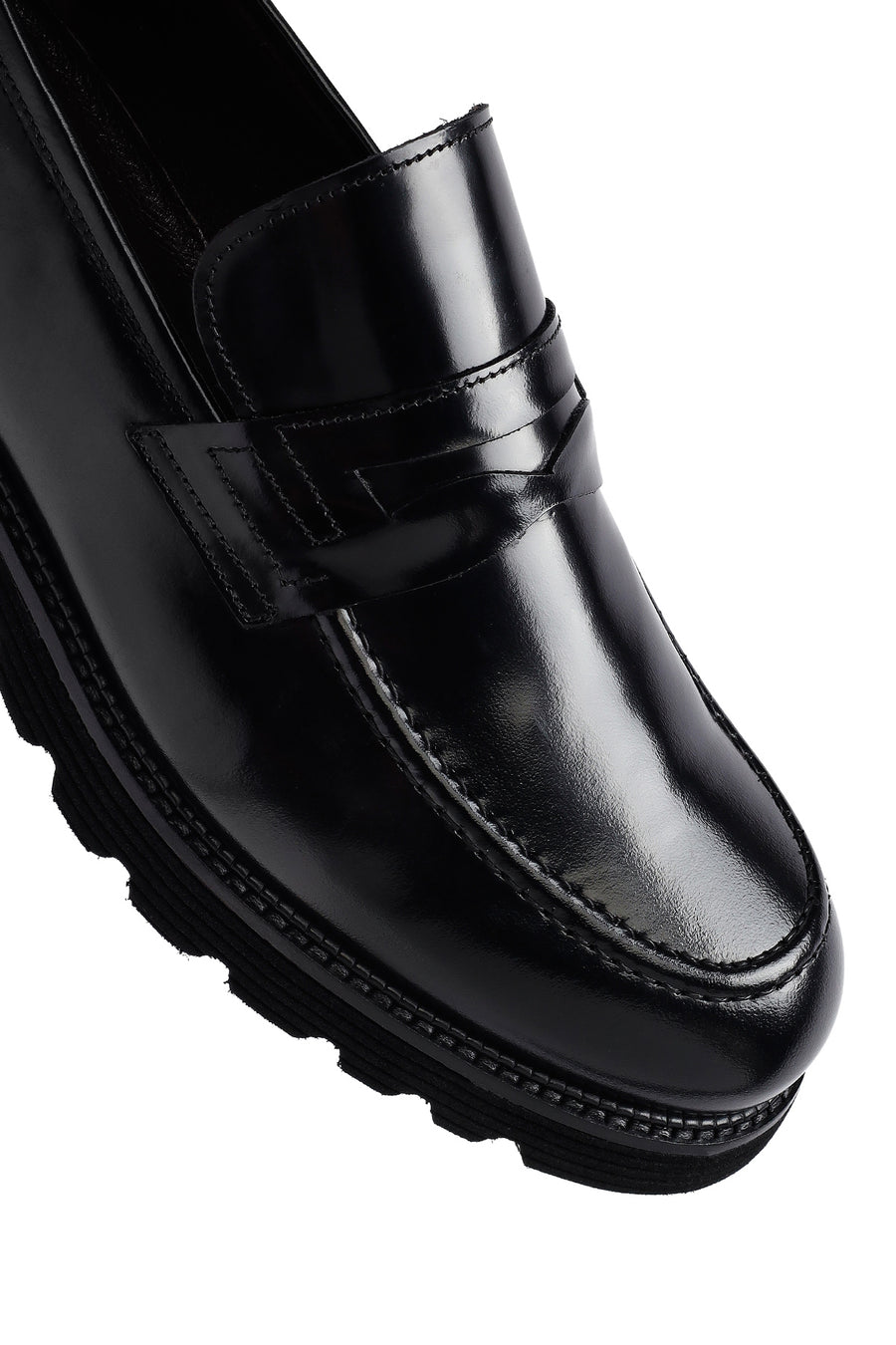 Male Black Leather Classic Loafer