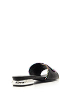 Women's Metal Heeled Colorful Stone Slippers | Derimod