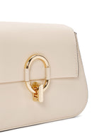 Women's Cream Long Strap Shoulder Bag | Derimod