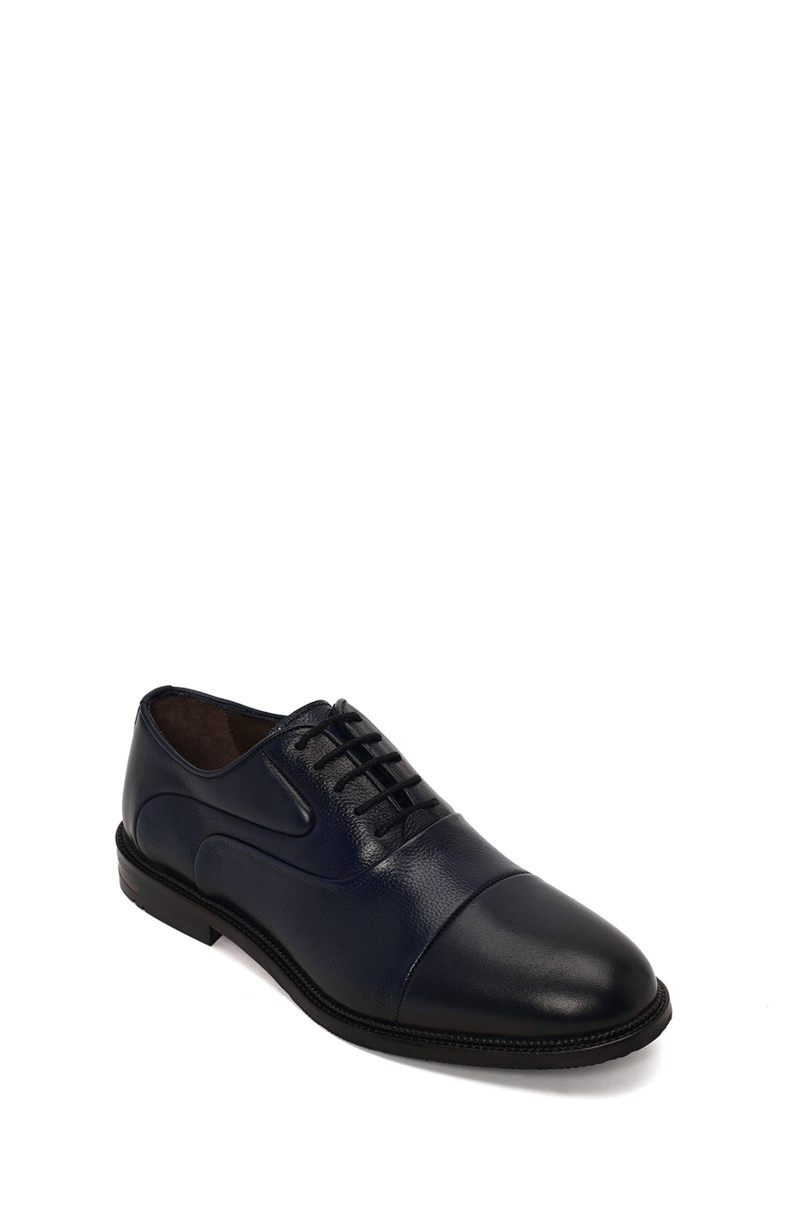 Male Navy Lace-up Leather Casual Shoes