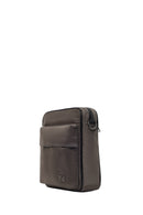 Men's Grey Fabric Messenger Bag | Derimod