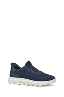 Geox Erkek Lacivert U Spherica Plus A - Knit.Te + Sy Bağcıklı Sneaker | Derimod