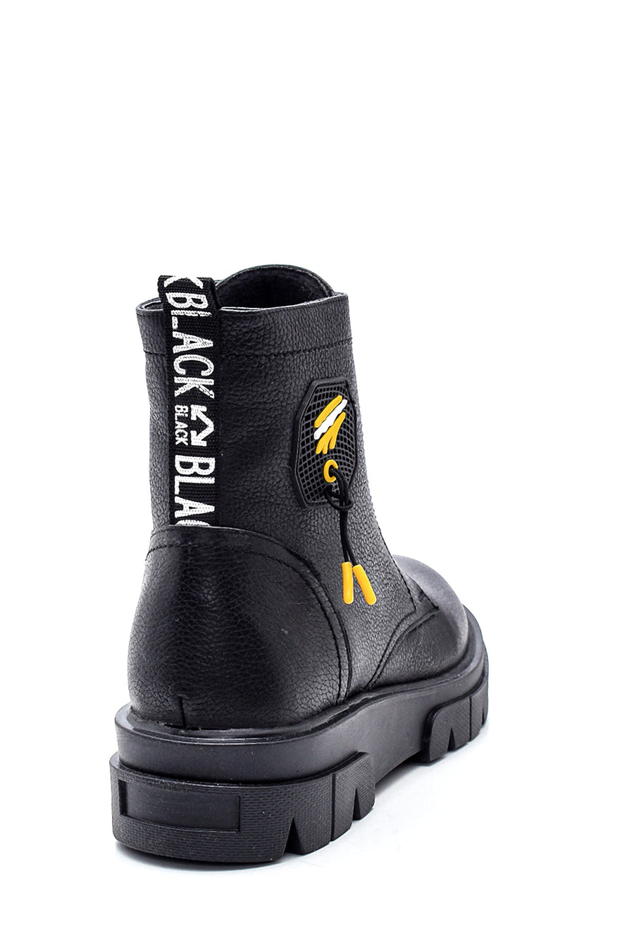 Women's Leather Zipper Boots