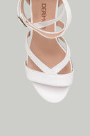 Women's Beige Leather Sandals | Derimod