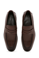 Erkek Kahverengi Deri Klasik Loafer | Derimod