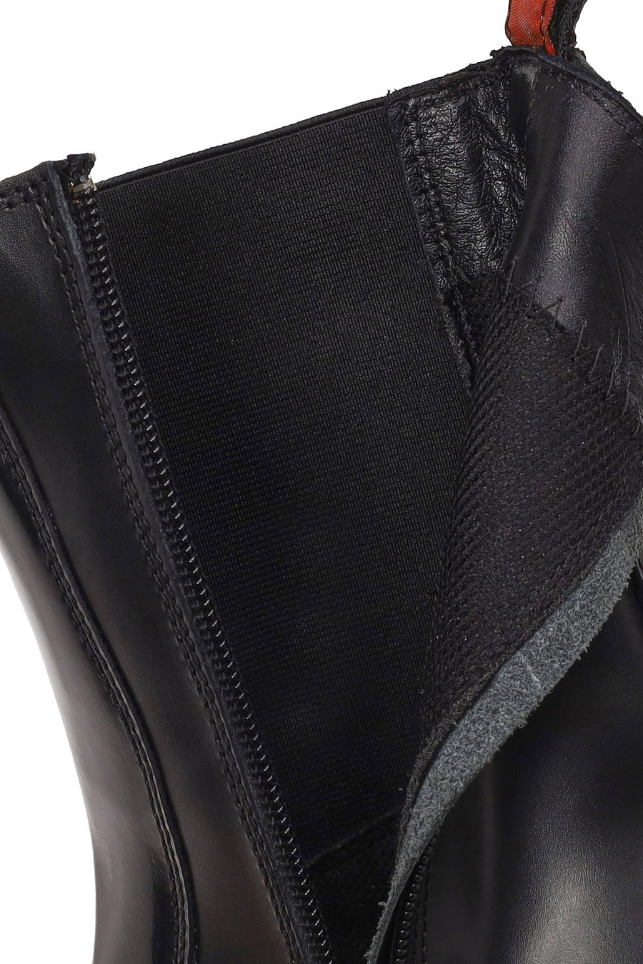 Harley Davidson Woman Black Glenn Zip Closure Thick-Soled Leather Boots