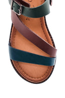 Women's Leather Bodrum Sandals | Derimod
