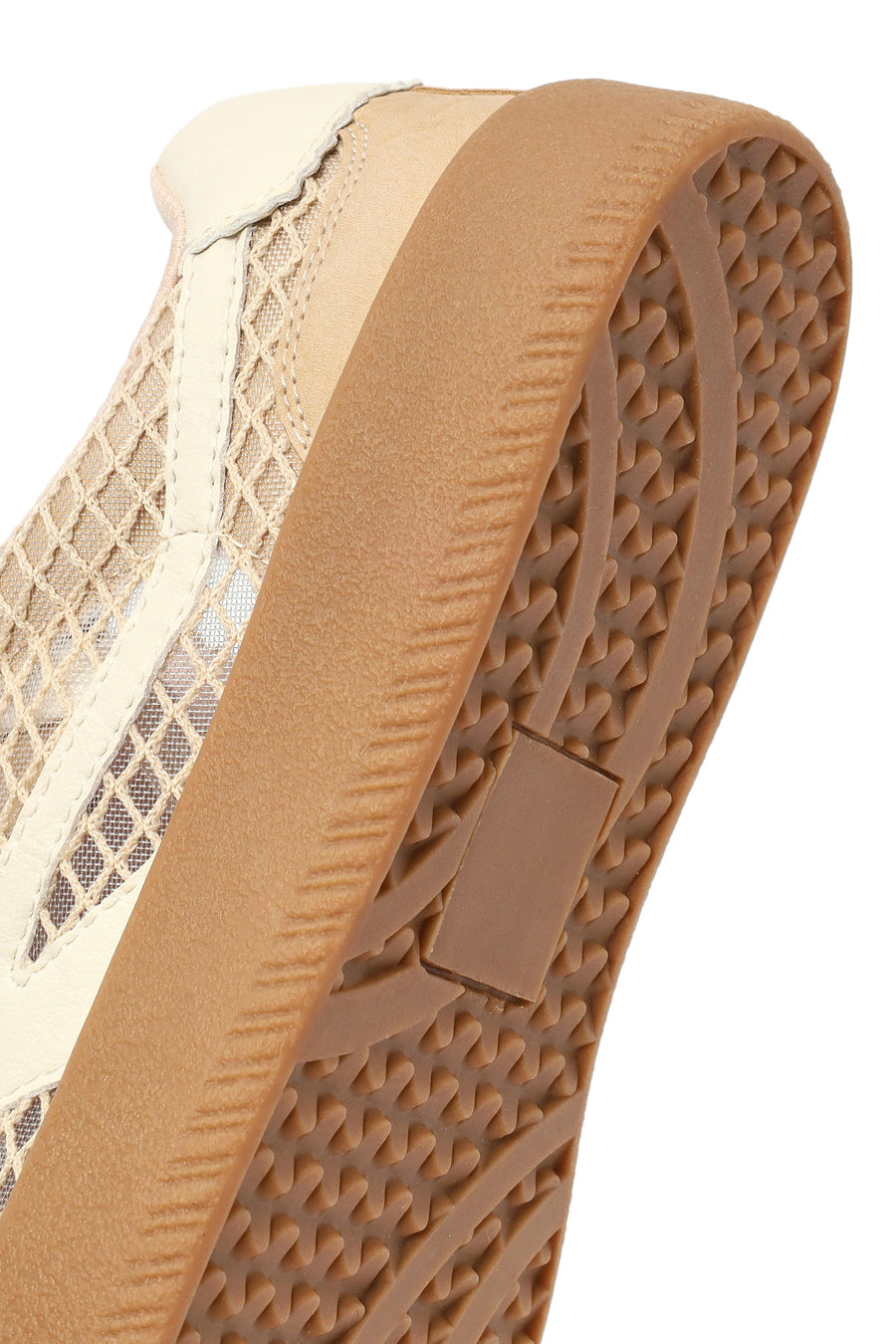 Women's Mink Lace-Up Fabric Sneaker